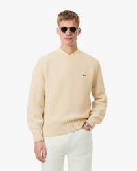 Pull en laine &eacute;paisse col rond