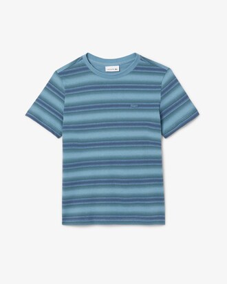 T-shirt coton imprimé rayé
