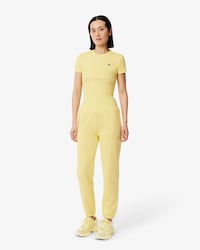 Pantalon de survêtement molleton siglé