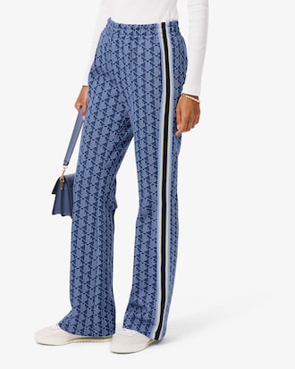 Pantalon de survêtement flare monogramme