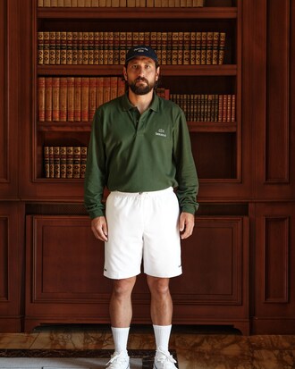 Lacoste x Lamarel Short Tennis l&eacute;ger taffetas diamant&eacute;