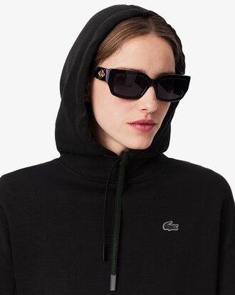 Sweatshirt à capuche court coton