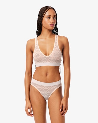 Brassi&egrave;re en dentelle sigl&eacute;e