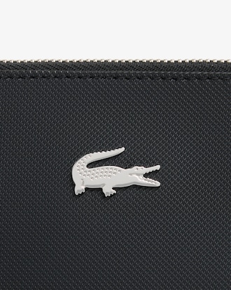 Pochette Anna en toile enduite piqu&eacute;e