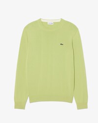 Pull coton uni col rond