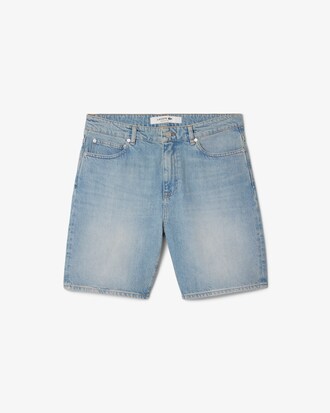 Bermuda straight fit en denim