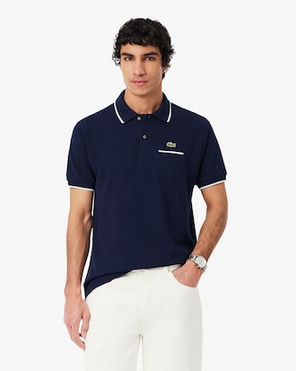 Polo L.12.12 classic fit poche poitrine