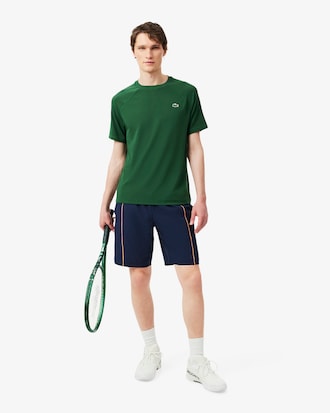 Short Sport taffetas diamant&eacute; liser&eacute;s