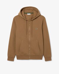 Sweatshirt zipp&eacute; classic fit molleton