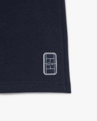 Short en Piqu&eacute; double face relaxed fit