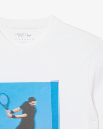 T-shirt Lacoste Tennis x Novak Djokovic imprim&eacute;