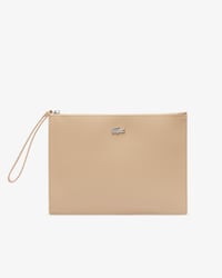 Pochette Anna en toile enduite piquée