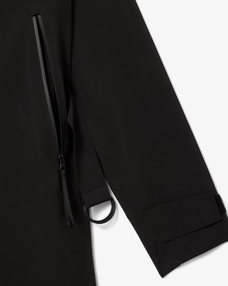 Parka longue à capuche oversize imperméable