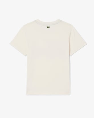 T-shirt coton imprim&eacute; crocodile