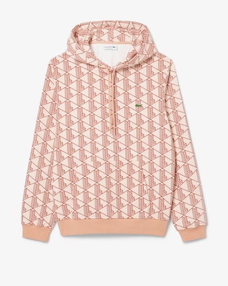 Sweatshirt à capuche molleton monogramme