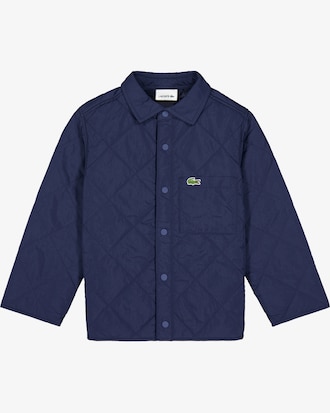 Lacoste x Lamarel Surchemise matelass&eacute;e &agrave; carreaux Kids