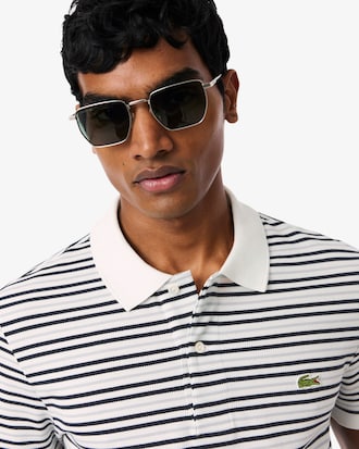 Polo classic fit Petit Piqu&eacute; ray&eacute;