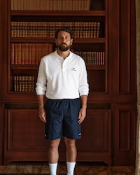 Lacoste x Lamarel Short Tennis l&eacute;ger taffetas diamant&eacute;