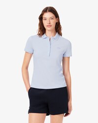 Polo L.12.D slim fit en mini piqu&eacute; stretch