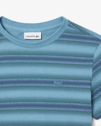 T-shirt coton imprimé rayé