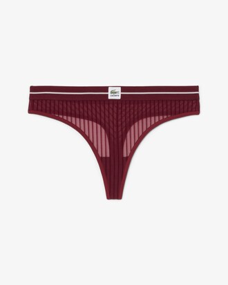 String mesh ray&eacute; velours