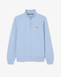 Sweatshirt col montant zipp&eacute; molleton