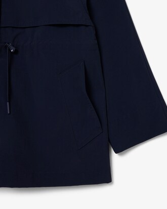 Parka mi-longue oversize d&eacute;perlante