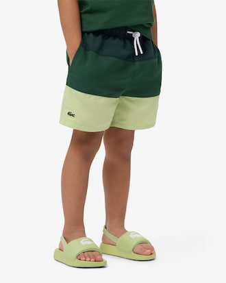 Short de bain taffetas ray&eacute;