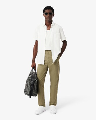 Chino regular fit twill coton