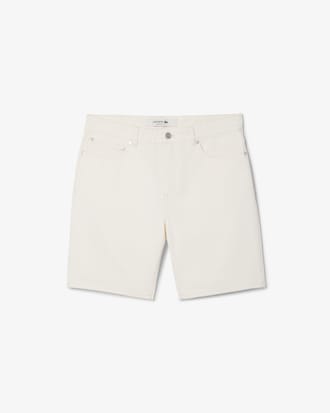 Bermuda straight fit en denim