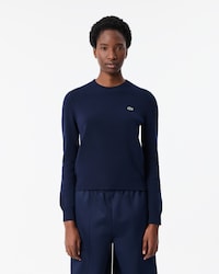 Pull col rond coton