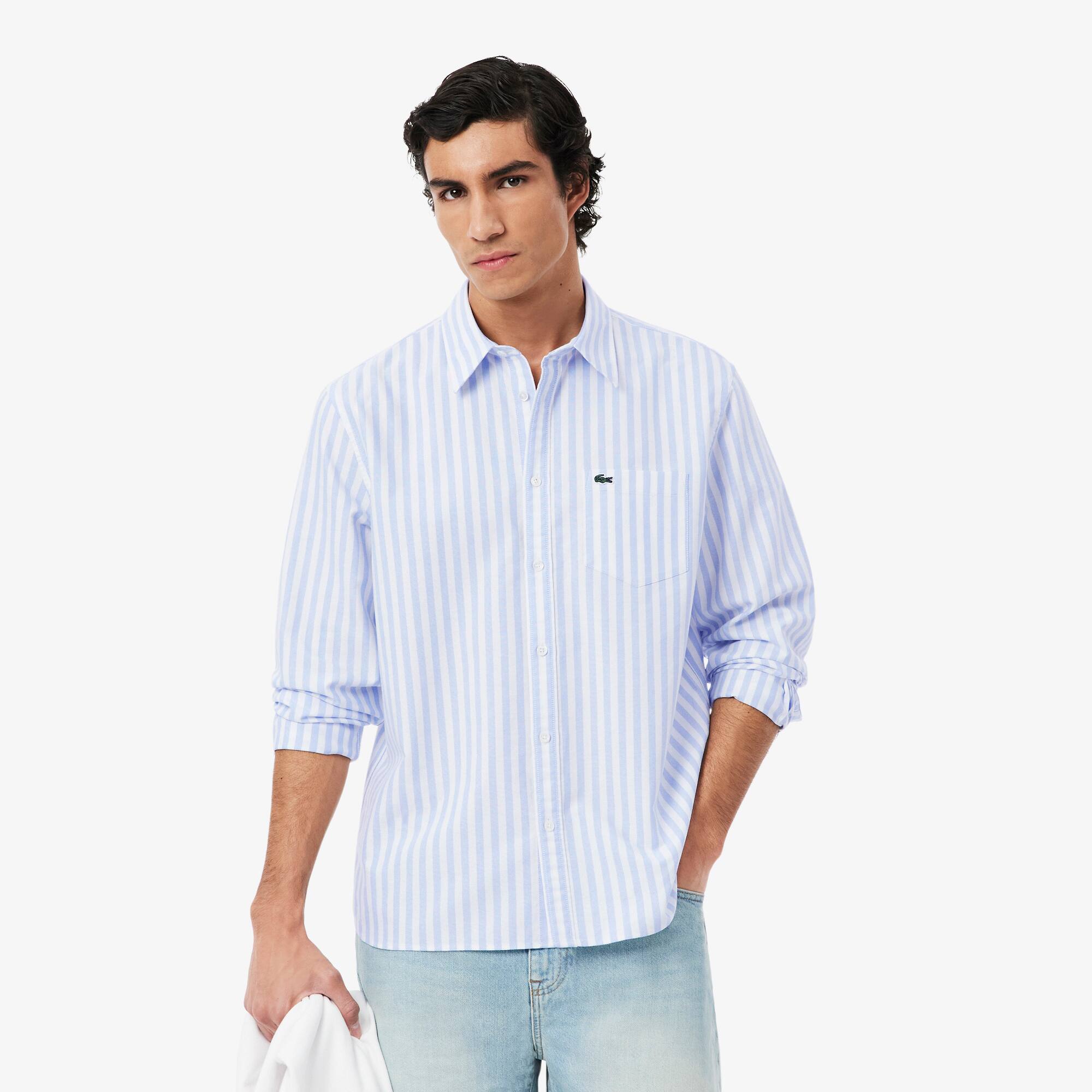 Chemise "GRANDE TAILLE" rayée Jaune / Marron