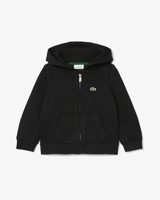Sweatshirt zipp&eacute; &agrave; capuche mixte molleton