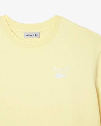 Robe t-shirt jersey oversize griffée