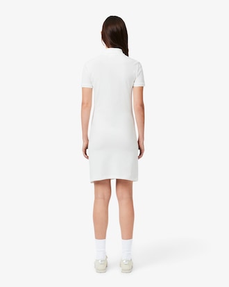 Robe polo slim fit en mini Piqu&eacute; stretch