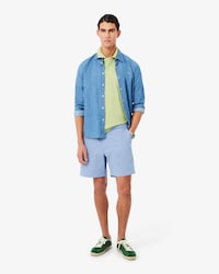 Shorts in cotone stretch regular fit