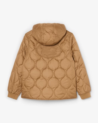 Parka unisex trapuntato con cappuccio