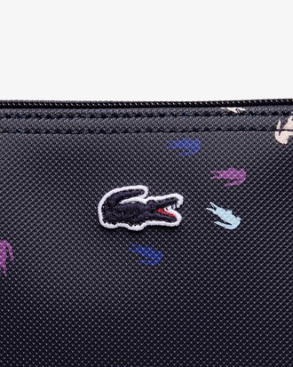 Shopping bag grande con coccodrillo