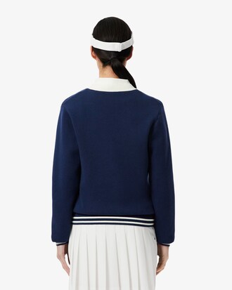 Cardigan antivento elasticizzato da golf