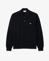 Polo a maniche lunghe regular fit in maglia