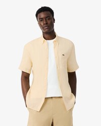 Camicia di lino a maniche corte