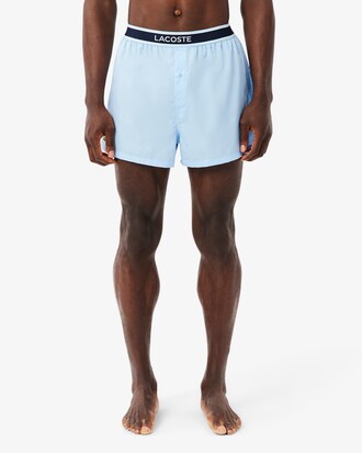 Confezione di 3 boxer in popeline di cotone