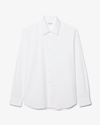 Camicia regular fit in cotone testurizzato