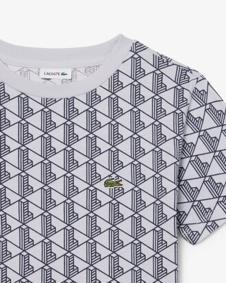 T-shirt in cotone con monogramma