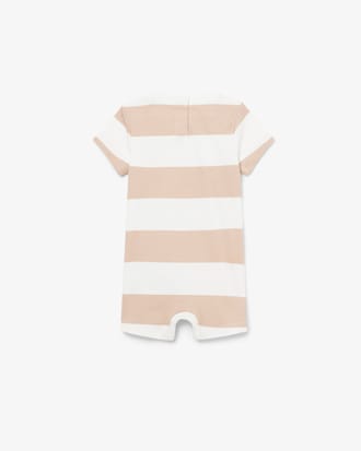 Tutina neonato in interlock a righe