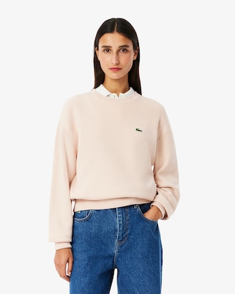 Pullover in cotone a punto muschio