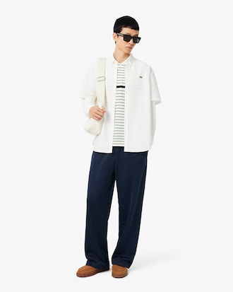Pantaloni della tuta in tessuto felpato