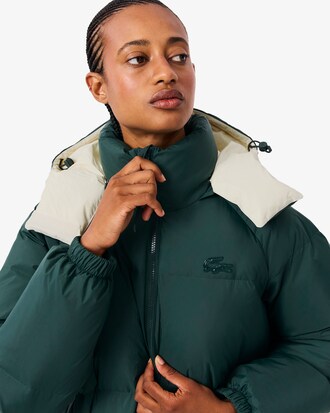 Piumino lungo oversize