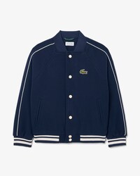 Giacca unisex con stemma in tessuto effetto feltro di lana
