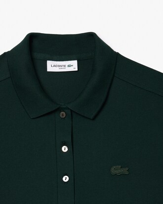 Polo da donna in piqu&eacute; di cotone stretch Lacoste slim fit